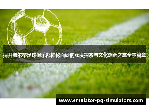 揭开波尔蒂足球俱乐部神秘面纱的深度探索与文化溯源之旅全景篇章